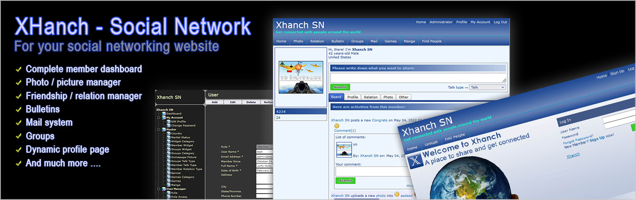 XHanch Social Network (XHanch SN)