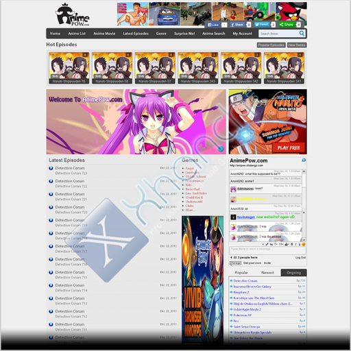 WordPress Website - Anime Pow - Home