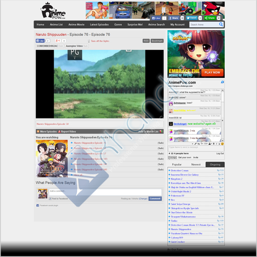 WordPress Website - Anime Pow - Player